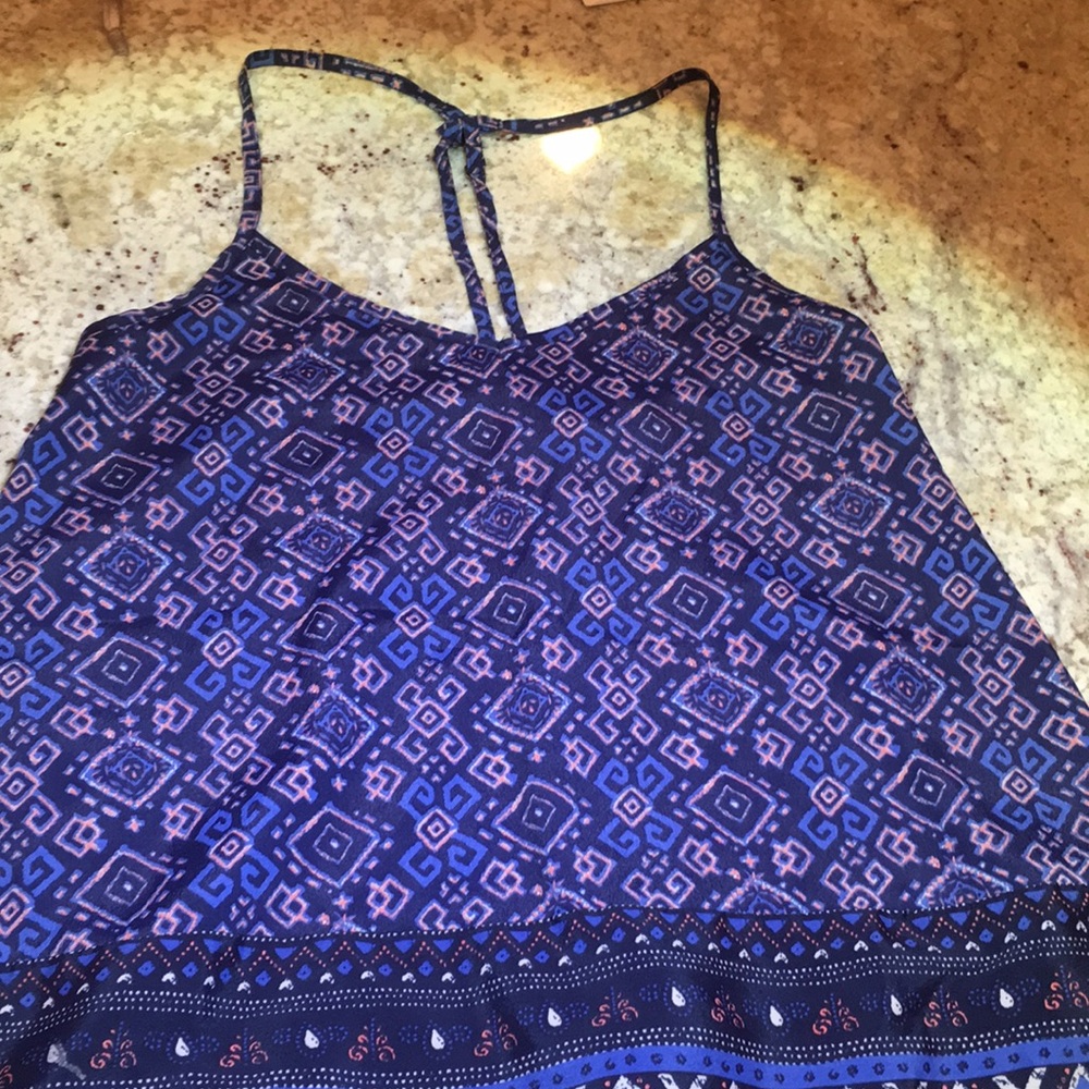 Patterned tank top